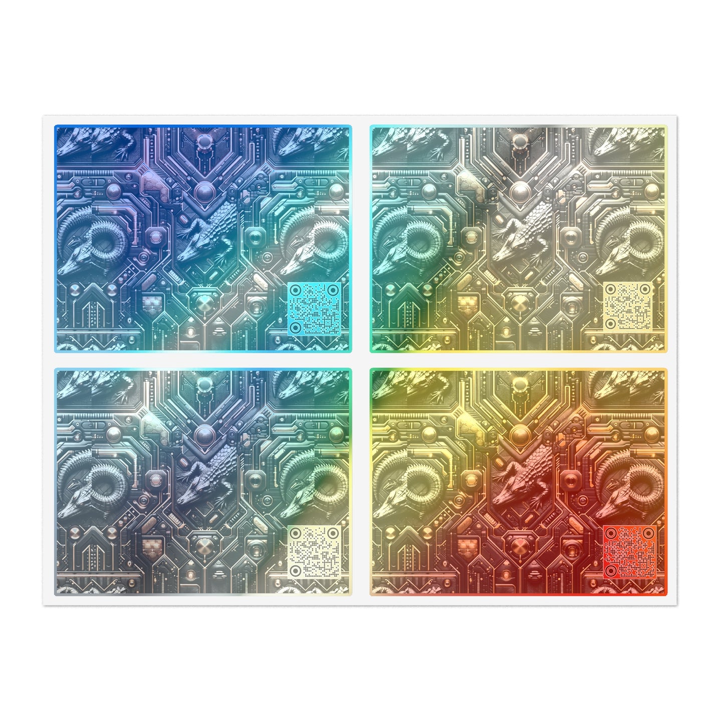 Tech Noir Fusion Sleek Tech Luxe Sticker Sheets - 8404 Design-62