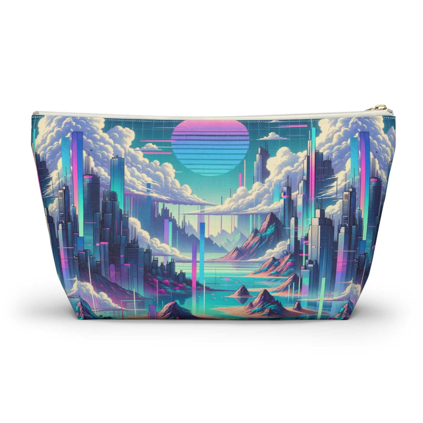 Digital Dreamscapes Digitally-Inspired Streetwear With a Dreamy, Surreal Twist Accessory Pouch W T-Bottom - 8404 Design-53