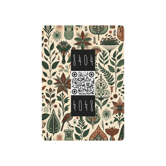 Urban Jungle Nature Meets Streetwear Poker Playing Cards - 8404 Design-45 B