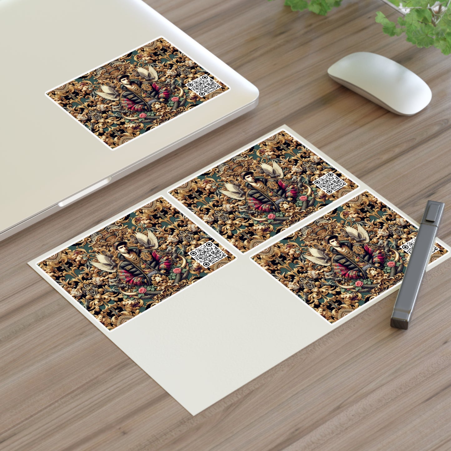 Digital Renaissance Luxurious Streetwear Inspired By Classical Art With a Modern Twist Sticker Sheets - 8404 Design-59