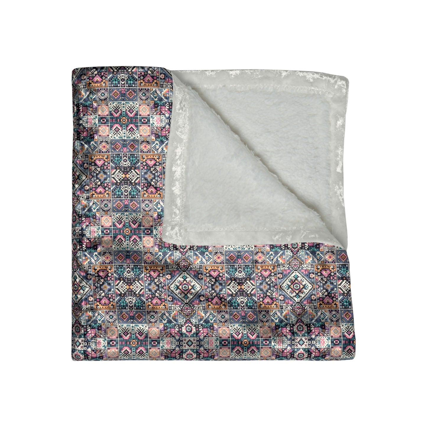 Crushed Velvet Blanket - 8404 Design-01