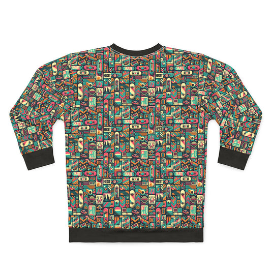 Skate Culture Revival Urban Retro Cool Sweatshirt - 8404 Design-61