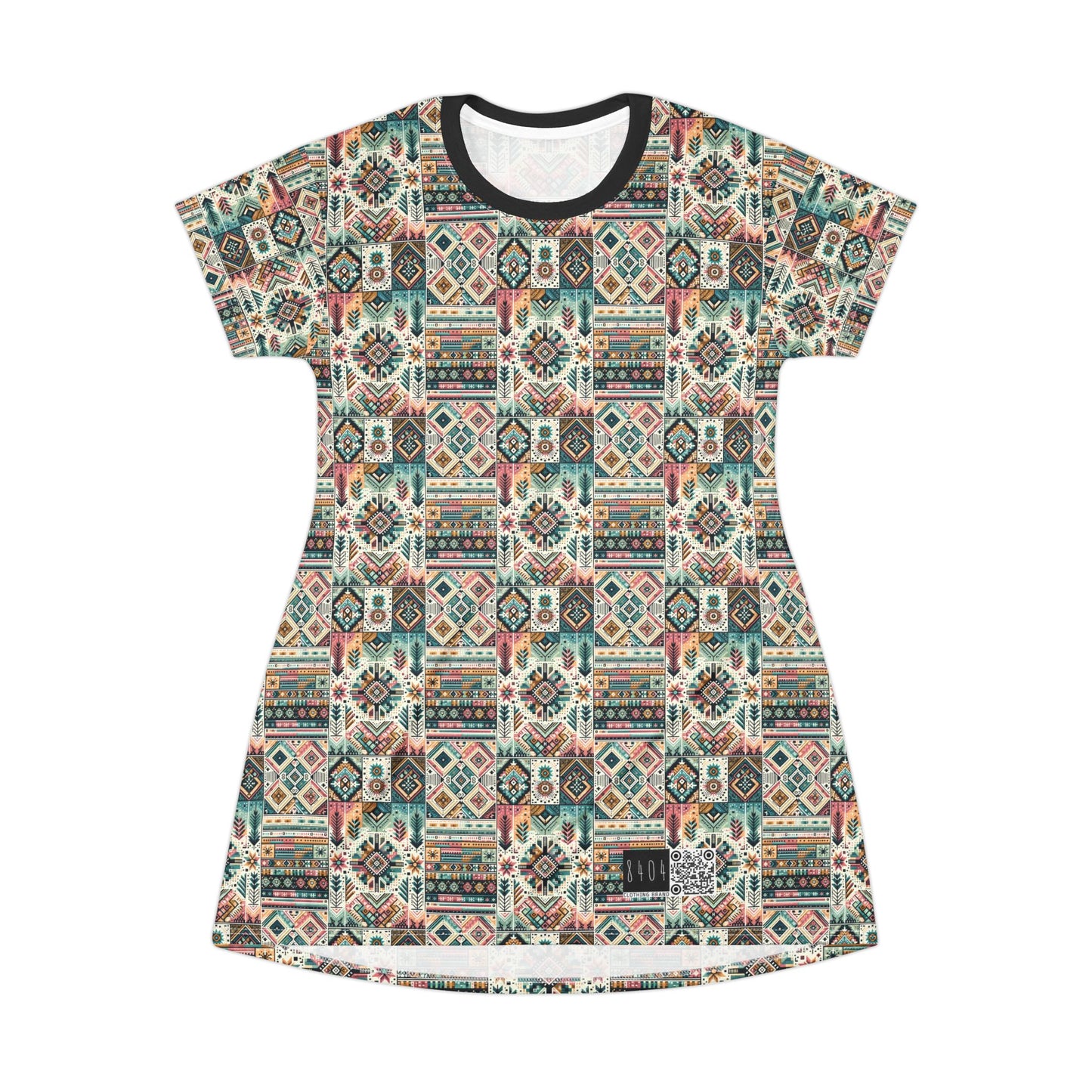 Digital Artisanal Fusion Digital Artisanal T-Shirt Dress - 8404 Design-49