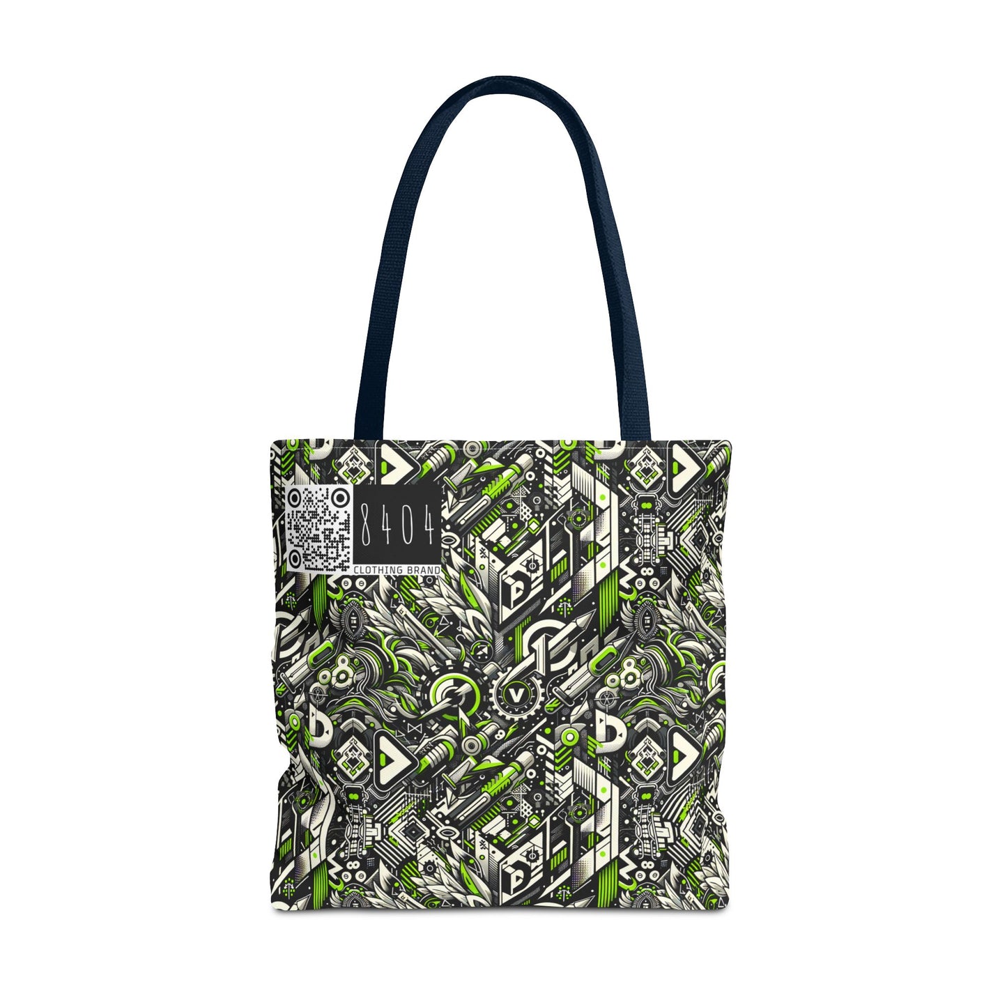 Graffiti Tech Fusion Bold Streetwear Fusion Tote Bag - 8404 Design-59