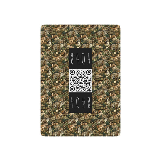 Streetwear Safari Urban Jungle Explorer Poker Playing Cards - 8404 Design-58 S