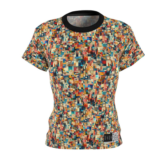 Digital Artistic Expression Artistic Streetwear Women's Cut & Sew Tee - 8404 Design-46