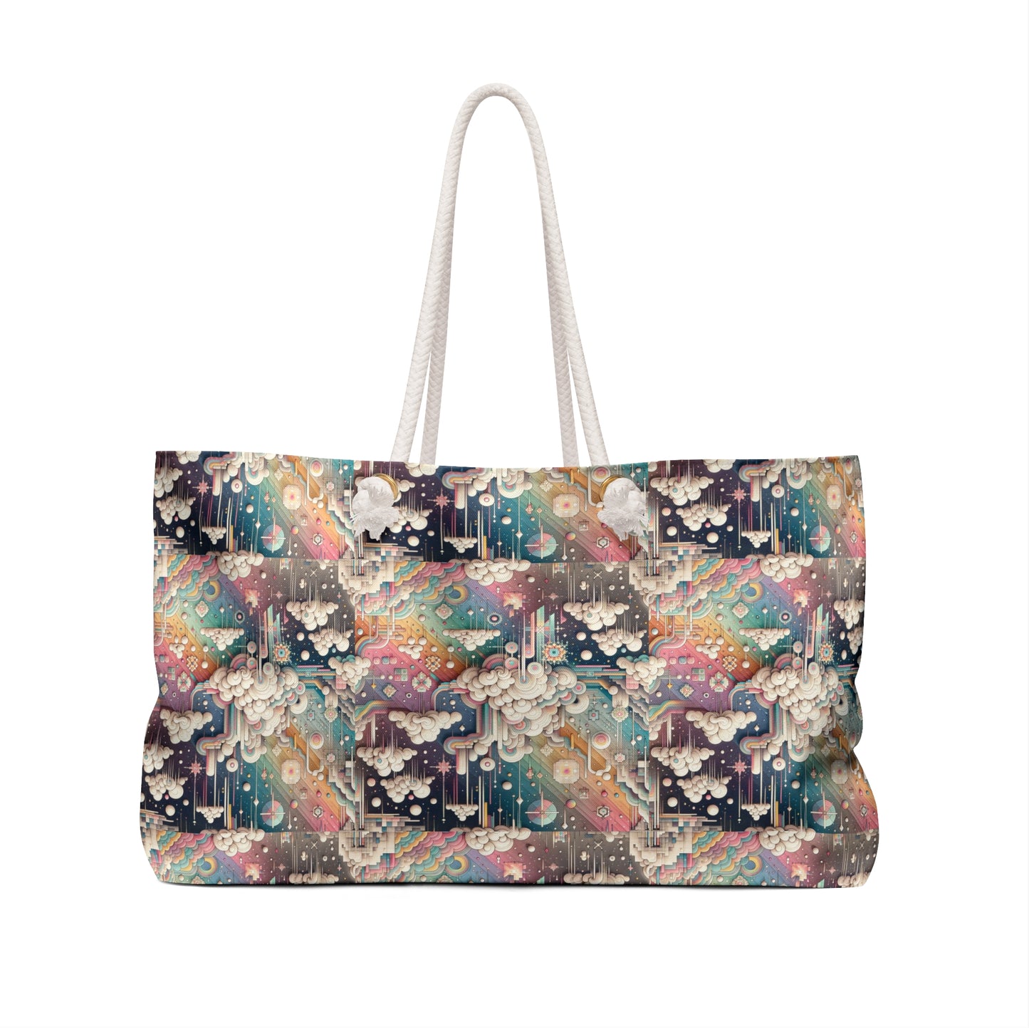 Digital Dreamland Whimsical and Nostalgic Streetwear With a Digital Twist Weekender Bag - 8404 Design-52