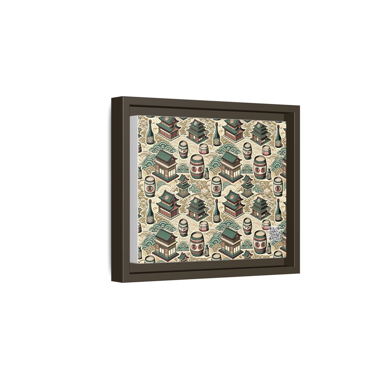 Cultural Artisanal Fusion Contemporary Cultural Elegance Matte Canvas, Framed (multi-Color) - 8404 Design-68 B