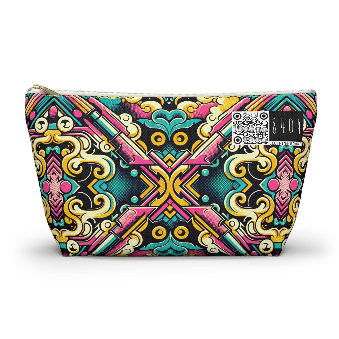 Neon Pop Art Revival Pop Culture Retro Accessory Pouch W T-Bottom - 8404 Design-59