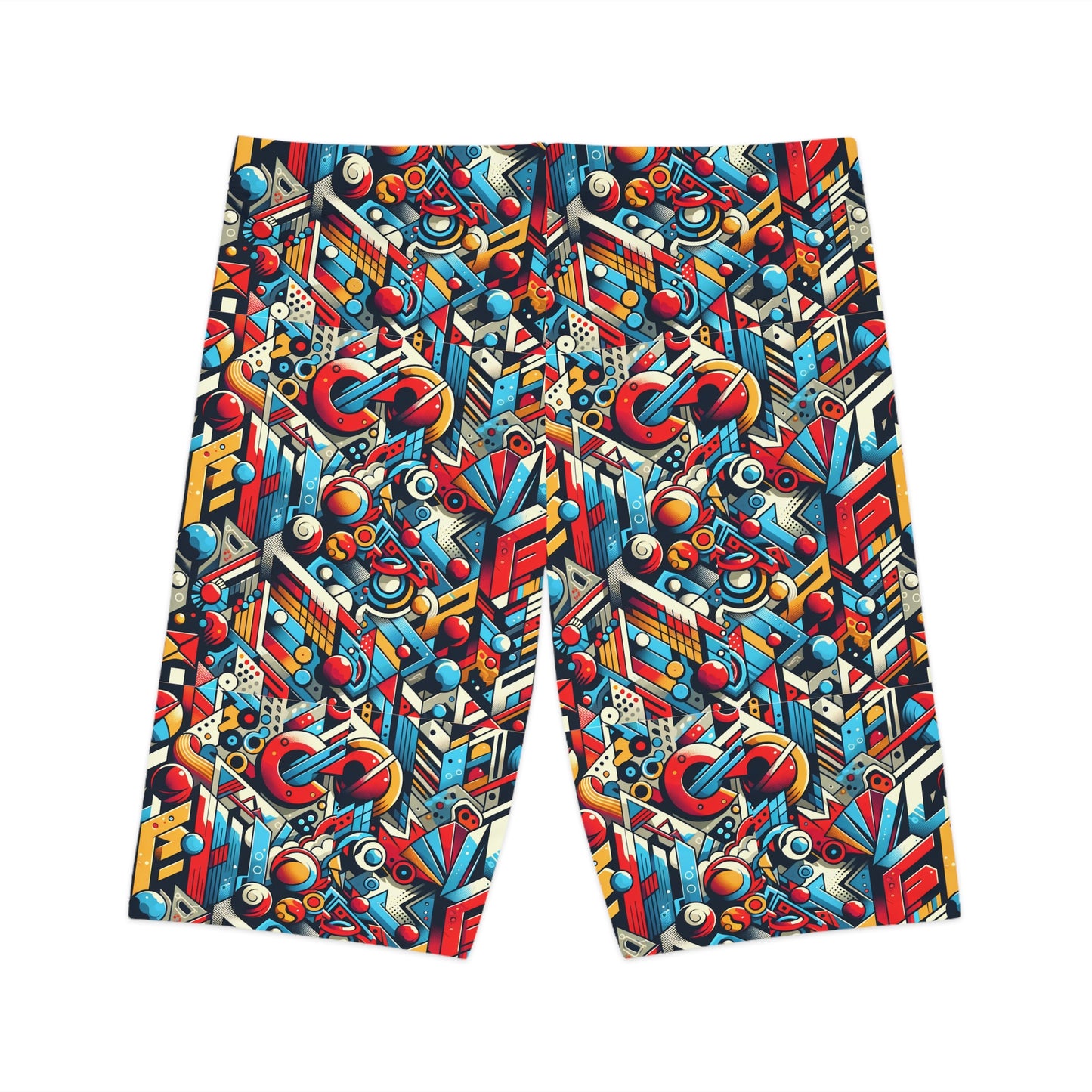 Neo-Traditional Street Art Modern Street Art Fusion Women's Bike Shorts - 8404 Design-67
