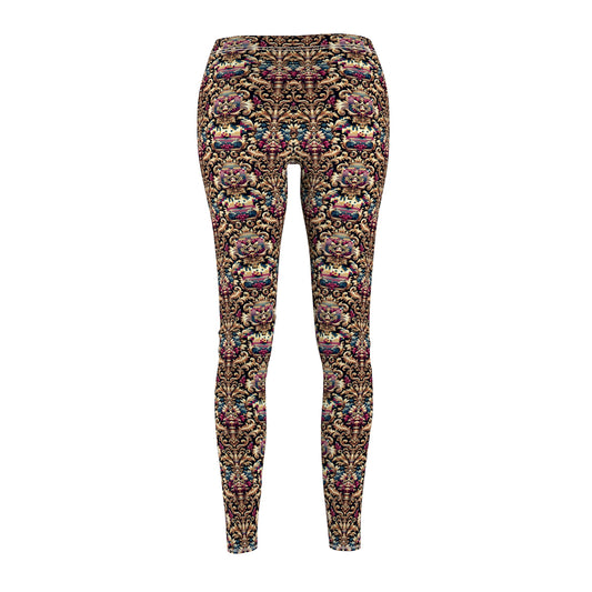 Digital Renaissance Modern Baroque Fusion Women's Cut & Sew Casual Leggings - 8404 Design-53