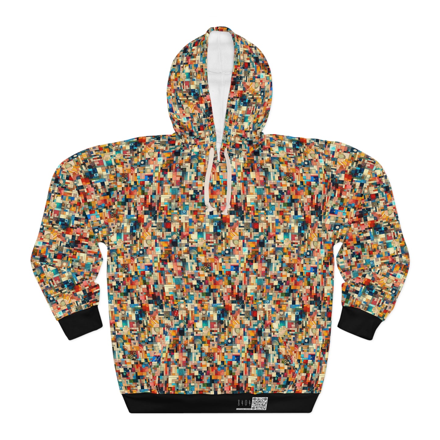 Digital Artistic Expression Artistic Streetwear Pullover Hoodie - 8404 Design-46