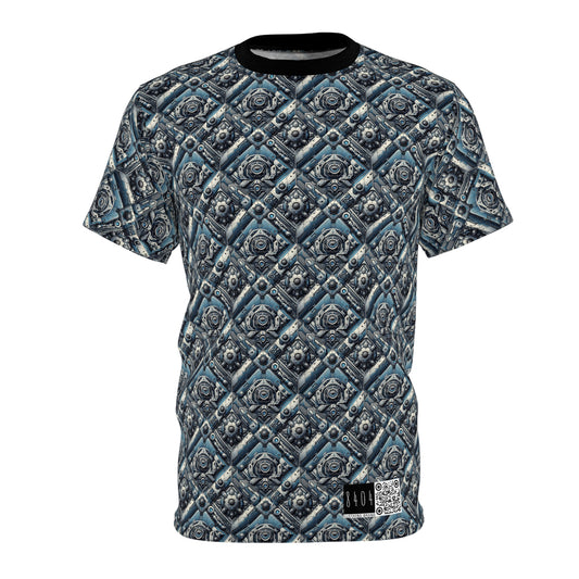 Tech Utility Fusion Tech-Forward Utility With a Futuristic Edge Unisex Cut & Sew Tee - 8404 Design-43