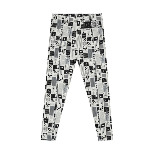 Digital Minimalism Minimalist Tech Stretch Leggings - 8404 Design-54