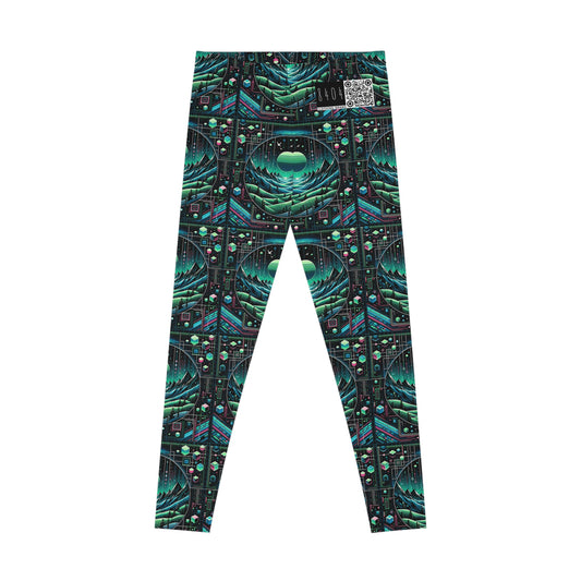 Digital Adventure Graphics Digital Explorer Stretch Leggings - 8404 Design-59