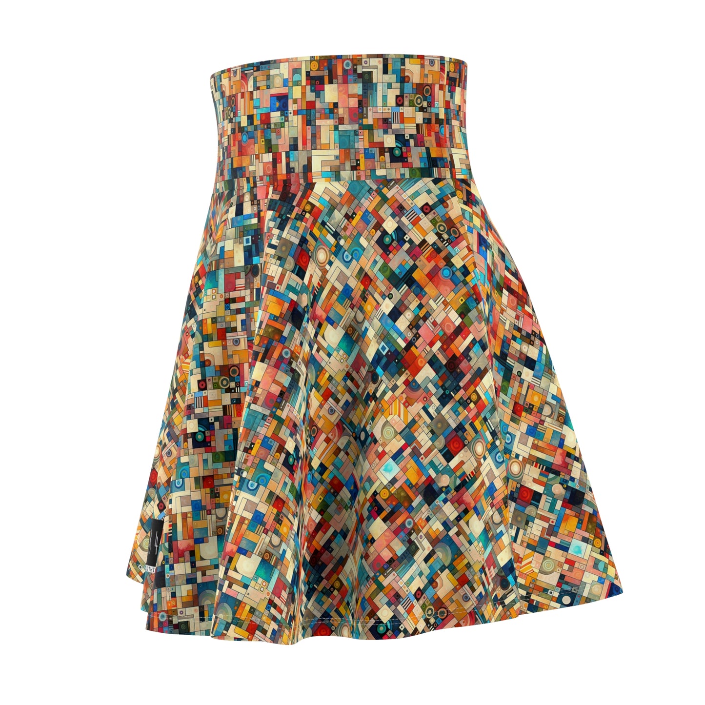 Digital Artistic Expression Artistic Streetwear Women's Skater Skirt - 8404 Design-46