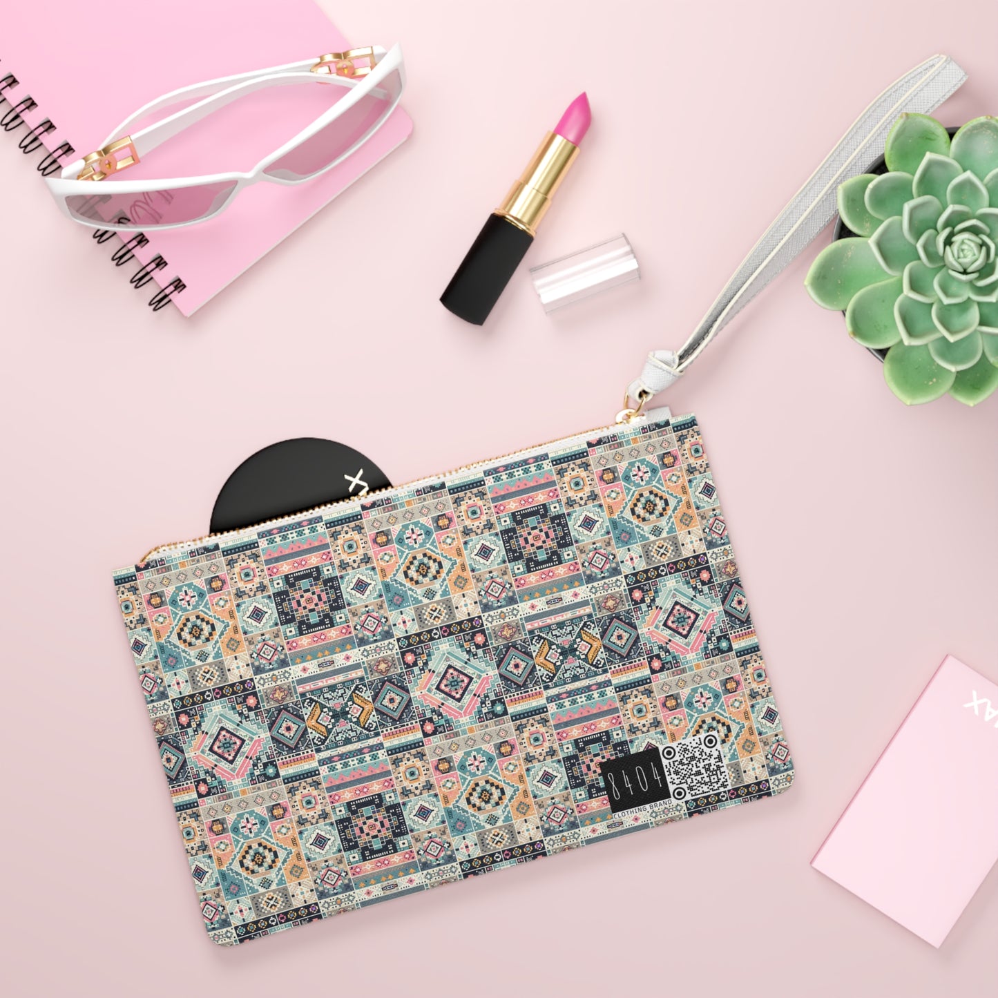 Digital Artisanal Fusion Digital Artisanal Clutch Bag - 8404 Design-55