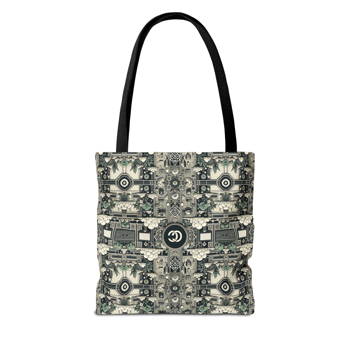 Cyber Garden Party Tech Garden Extravaganza Tote Bag - 8404 Design-54