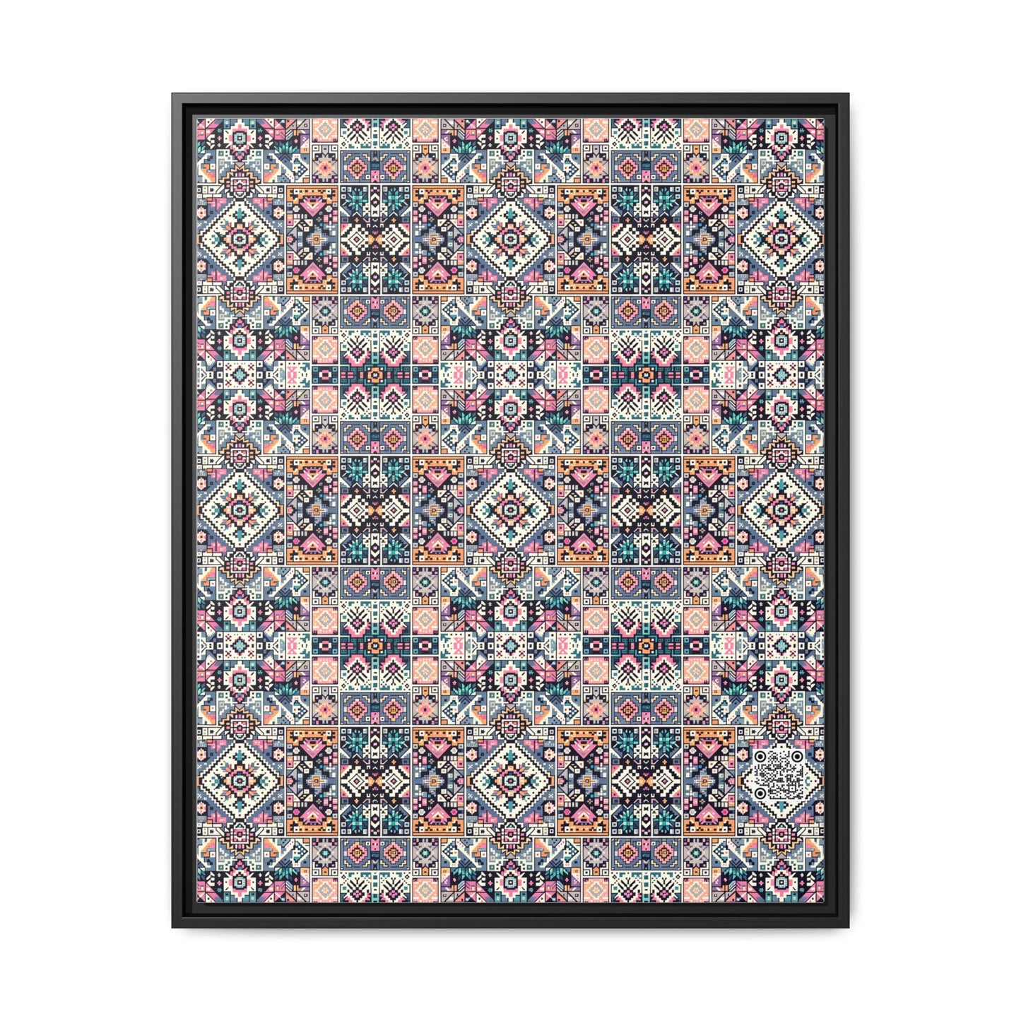 Matte Canvas, Framed (multi-Color) - 8404 Design-01