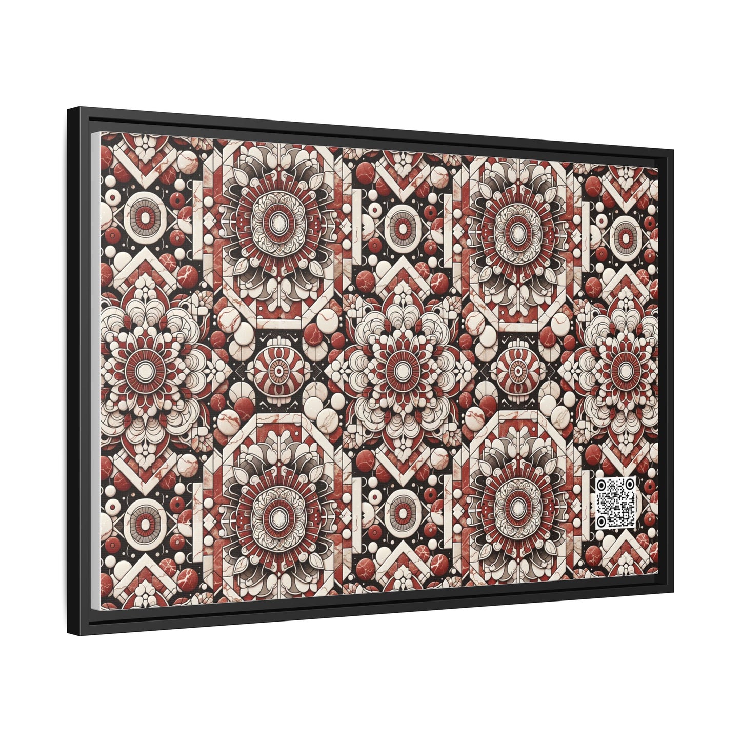 Neo Jomon Sculptural Aesthetics Artisanal Streetwear Matte Canvas, Framed (multi-Color) - 8404 Design-55 A
