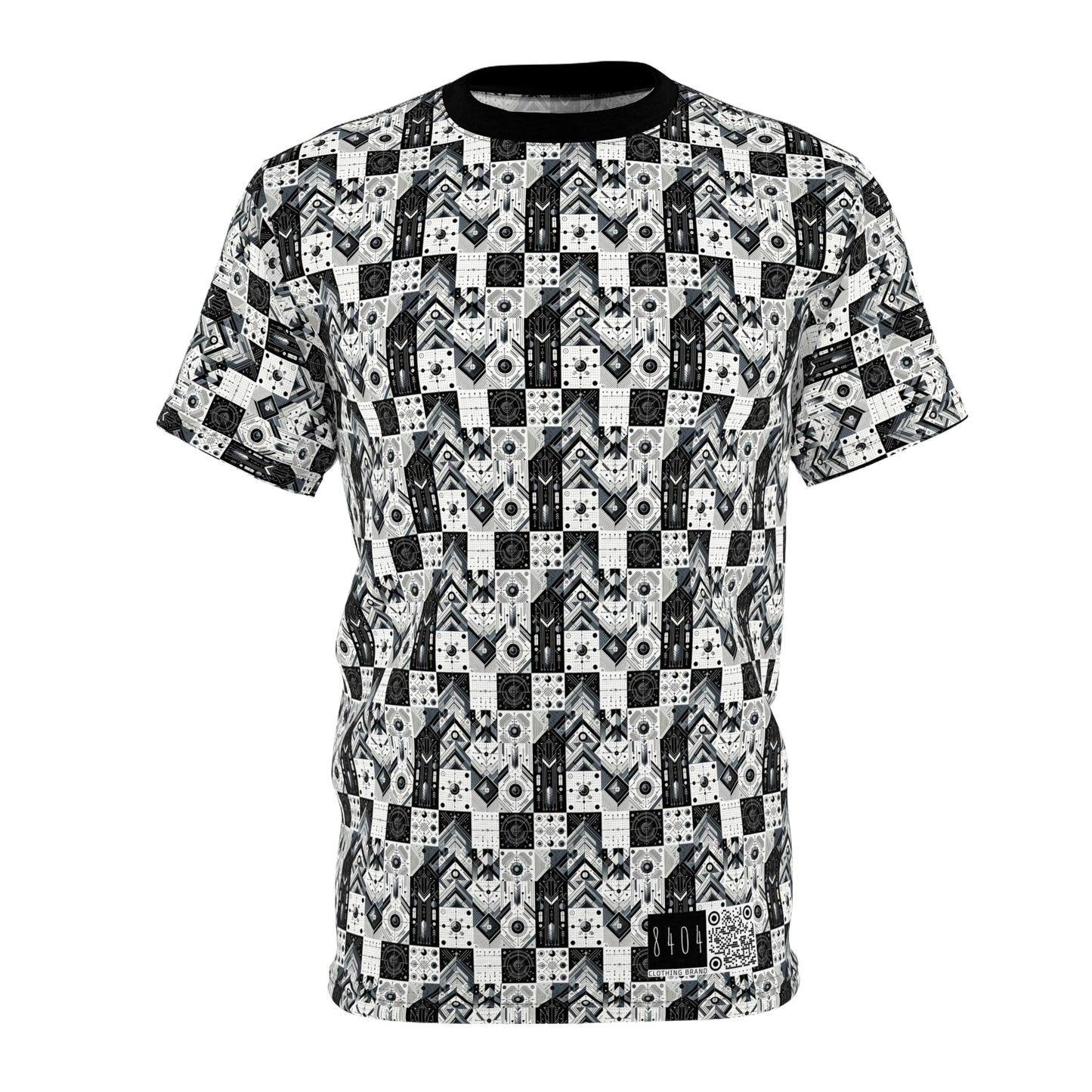 Digital Minimalism Minimalist Tech Unisex Cut & Sew Tee - 8404 Design-50