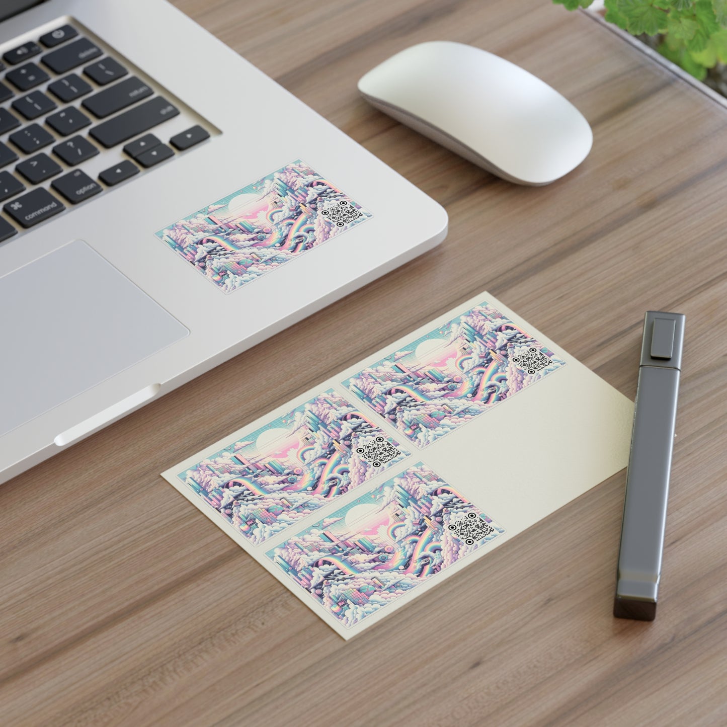 Digital Dreamland Whimsical and Nostalgic Streetwear With a Digital Twist Sticker Sheets - 8404 Design-59