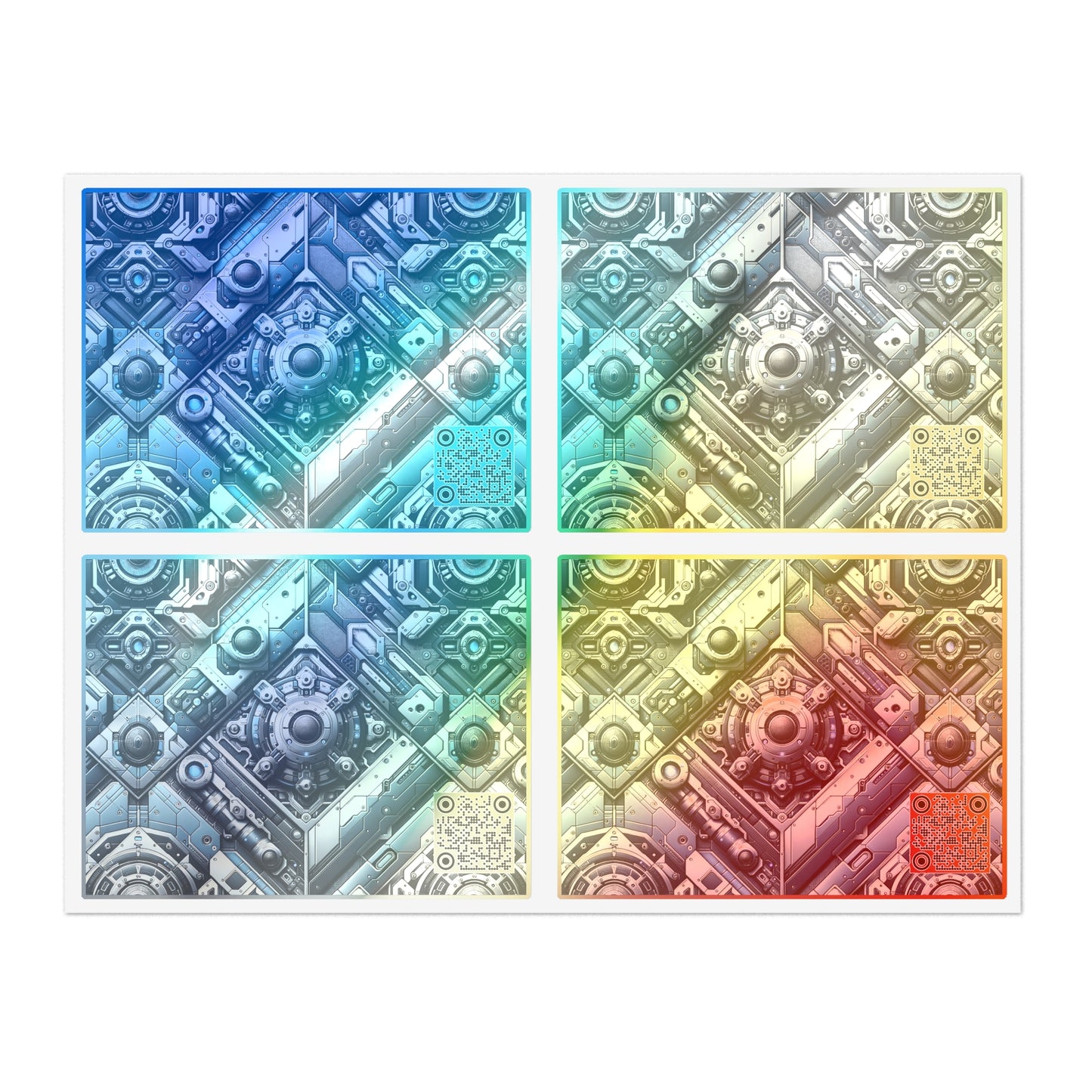 Tech Utility Fusion Tech-Forward Utility With a Futuristic Edge Sticker Sheets - 8404 Design-43