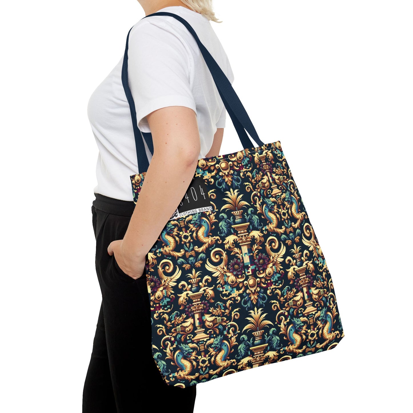 Digital Renaissance Modern Baroque Fusion Tote Bag - 8404 Design-57