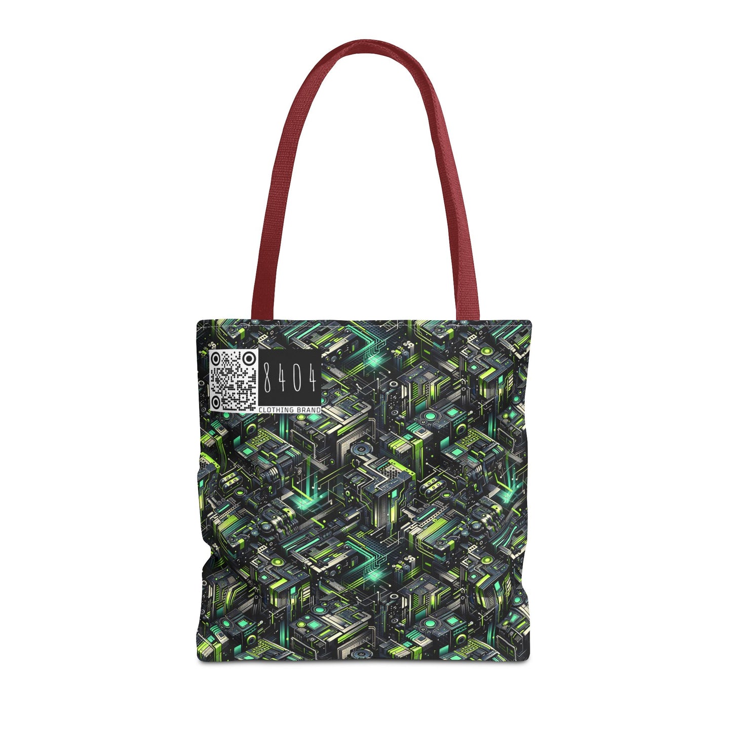Tech-Infused Graphics Tech-Forward Streetwear Tote Bag - 8404 Design-47