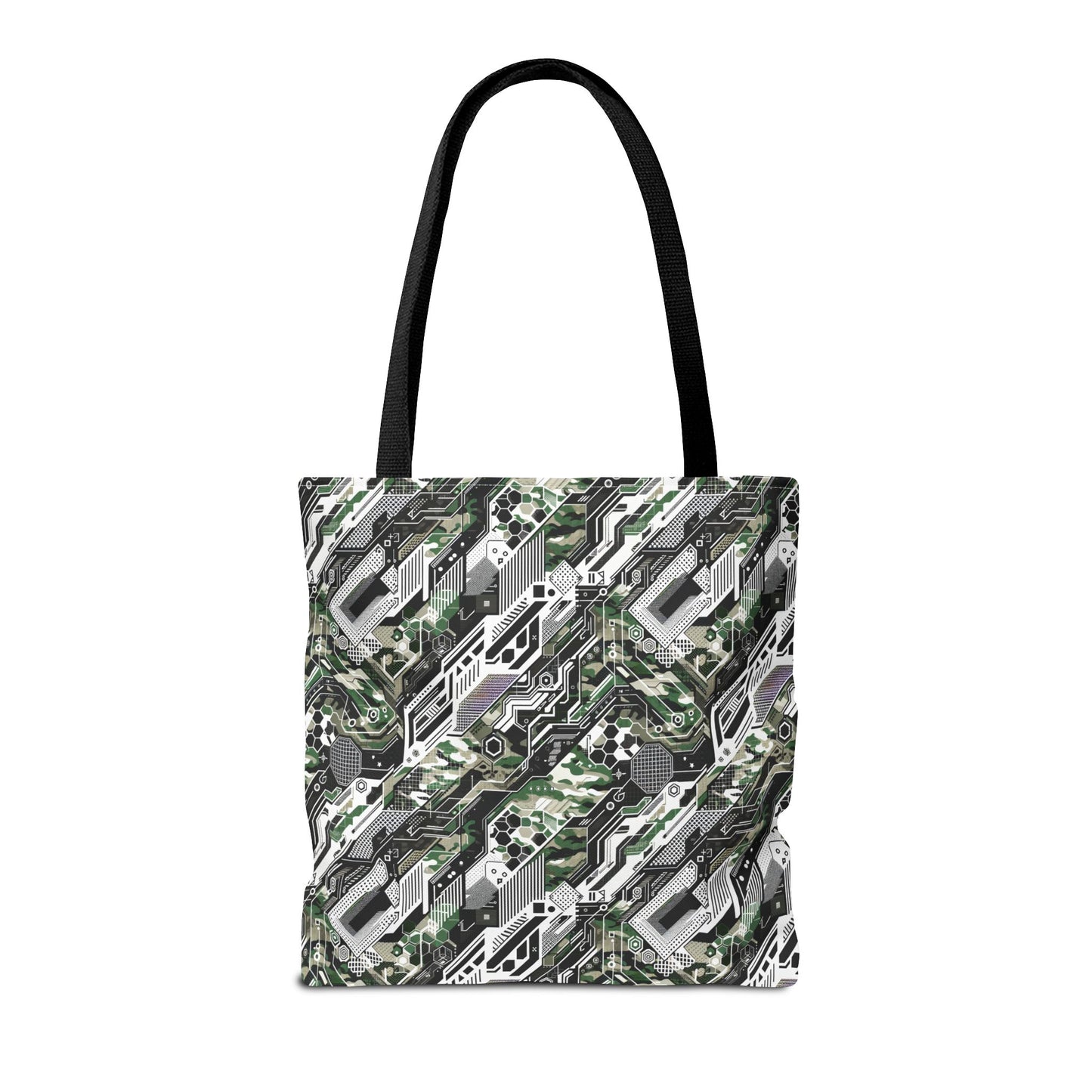 Tech Camo Fusion Tech-Forward Streetwear With a Futuristic Edge Tote Bag - 8404 Design-46