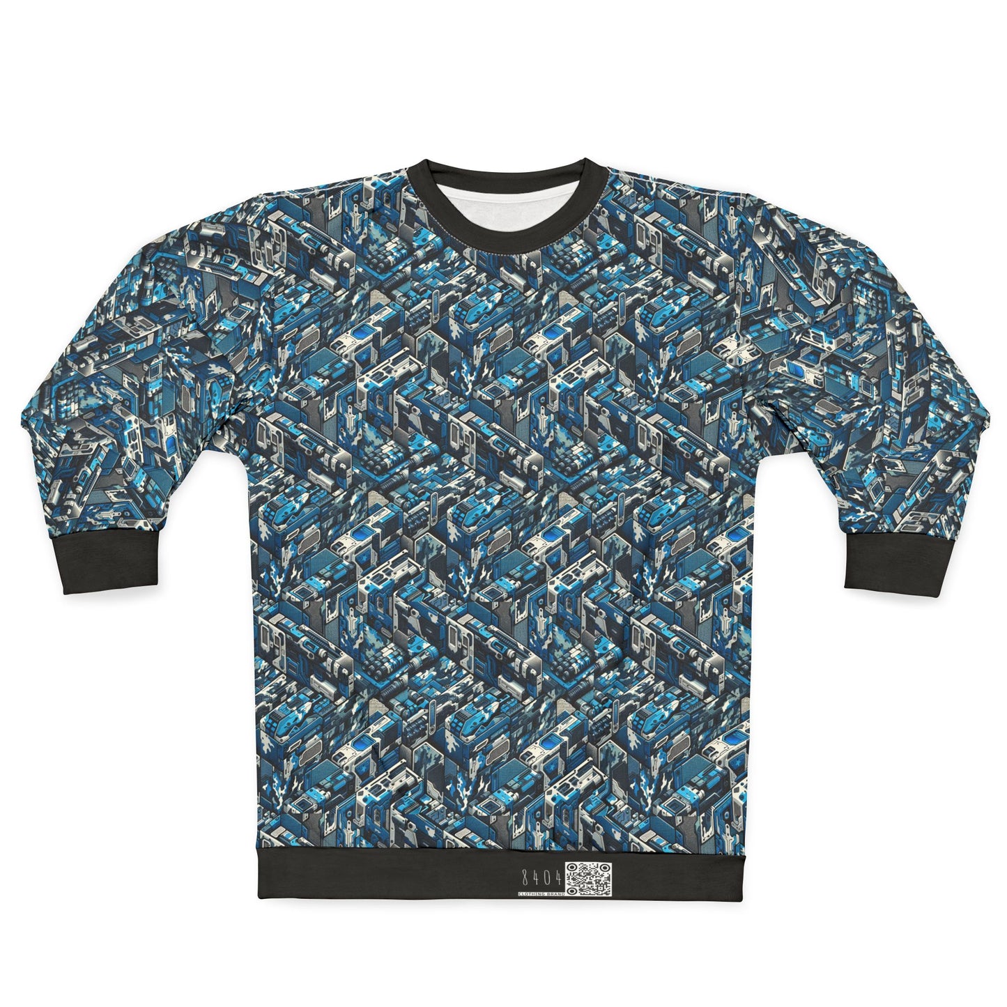 Tech Urban Camo Tech-Forward Streetwear With a Futuristic Military Edge Sweatshirt - 8404 Design-51