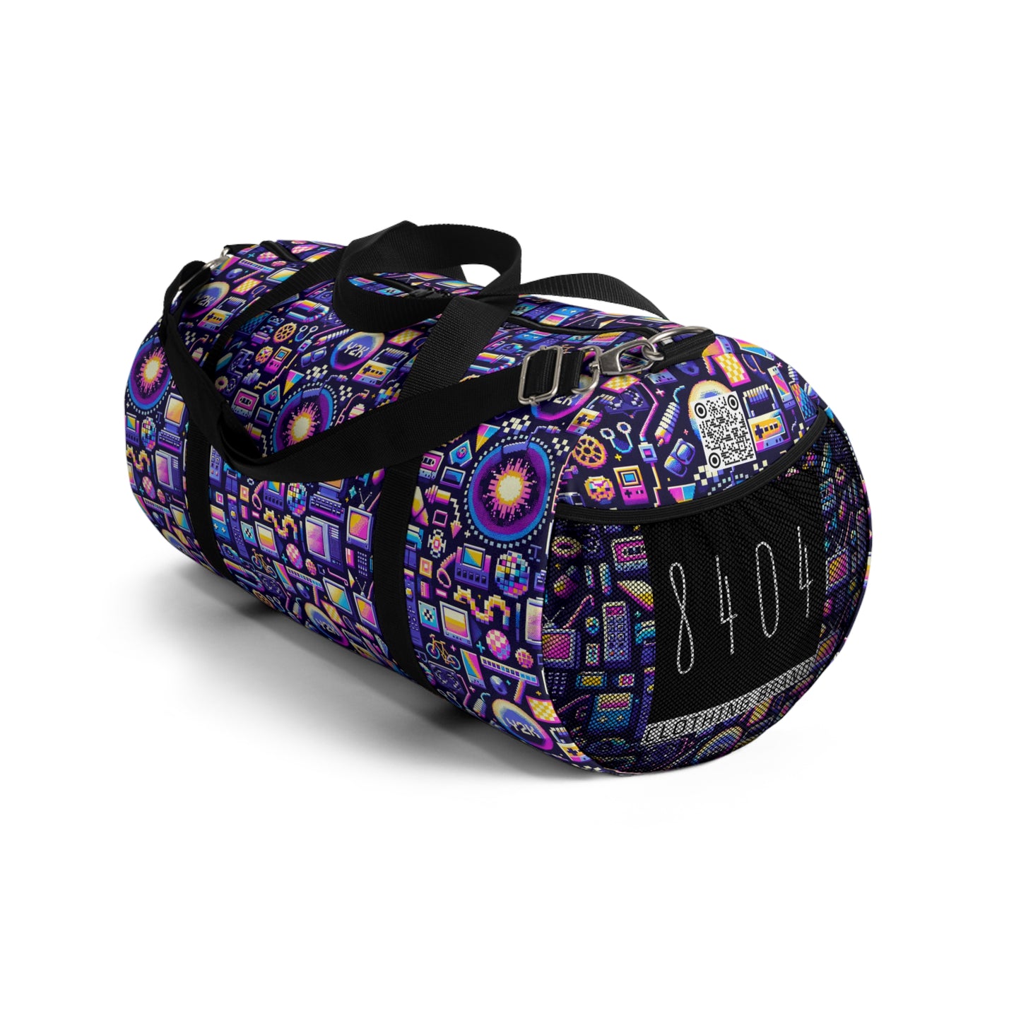 Digital Nostalgia Modern Retro Fusion Duffel Bag - 8404 Design-64