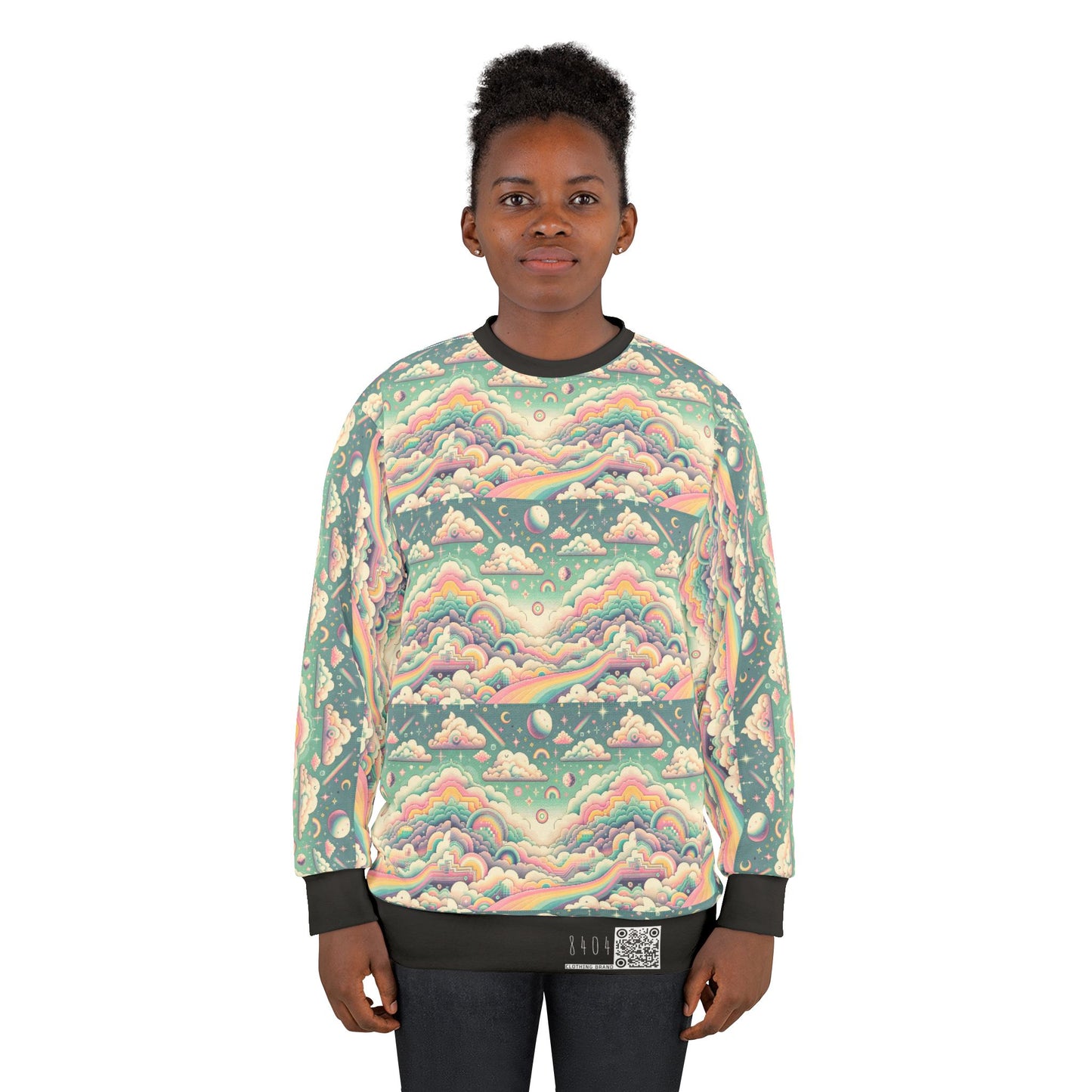 Digital Dreamland Whimsical and Nostalgic Streetwear With a Digital Twist Sweatshirt - 8404 Design-65