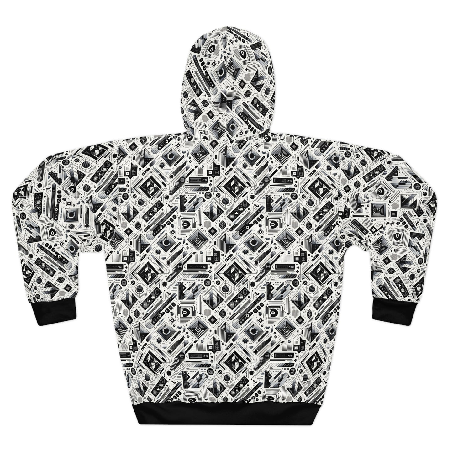 Tech Minimalism Minimalist Tech Pullover Hoodie - 8404 Design-72