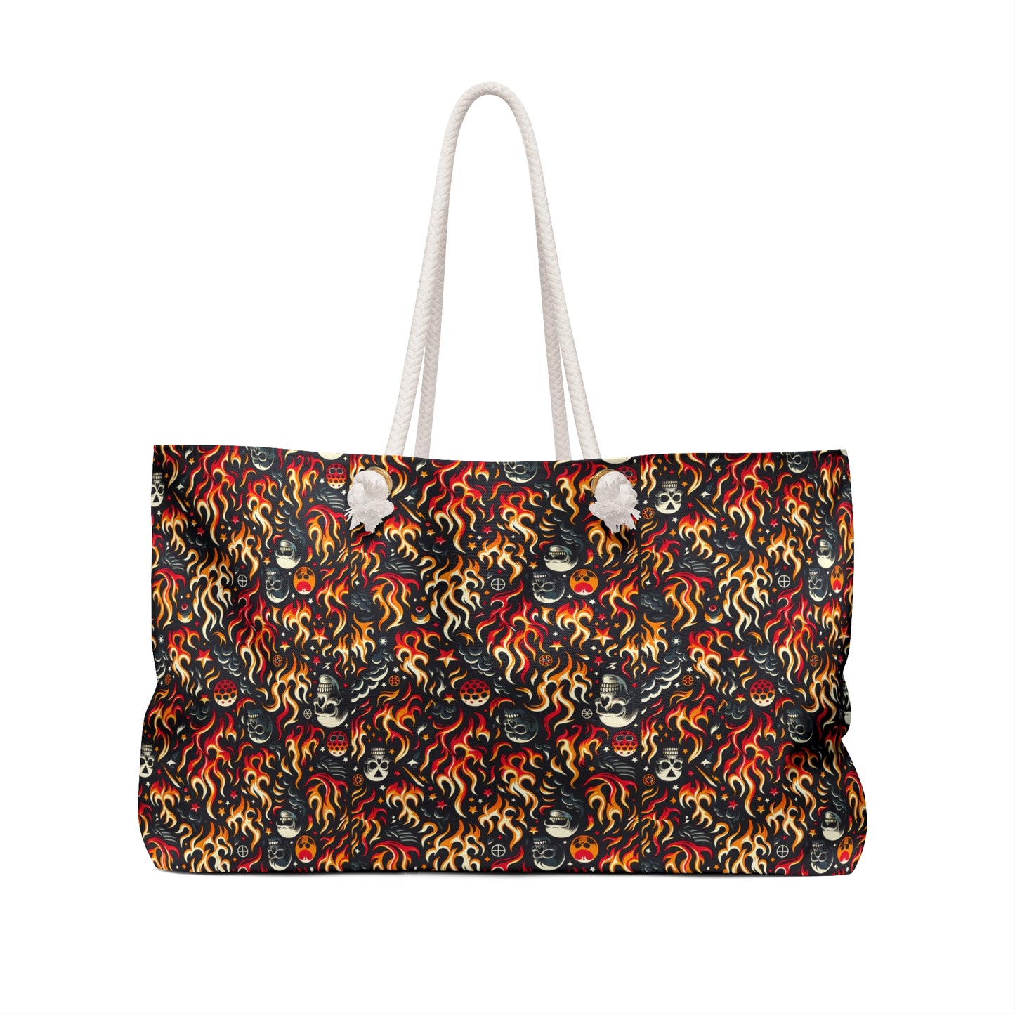 Flame Graphics Maximalist Streetwear Weekender Bag - 8404 Design-76