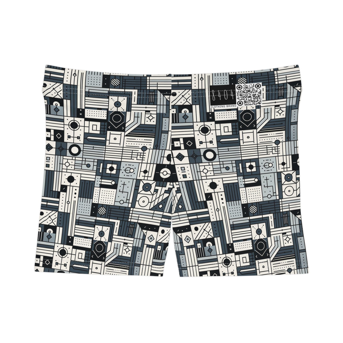 Digital Minimalism Minimalist Tech Women's Shorts - 8404 Design-49