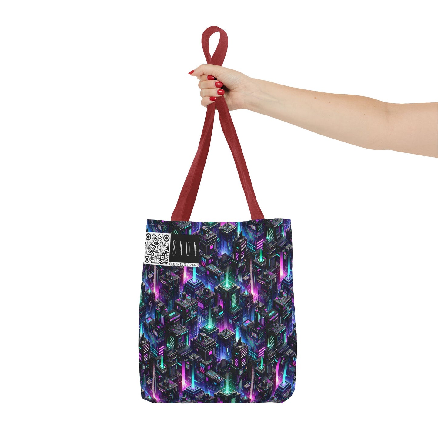 Tech Noir Graphics Futuristic Tech Aesthetics Tote Bag - 8404 Design-55