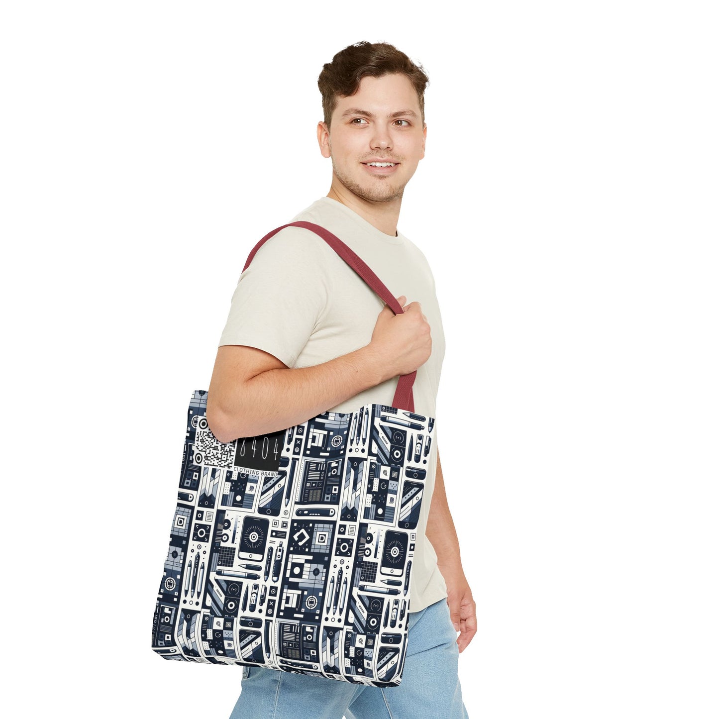 Minimalist Athleisure Minimalist Tech Tote Bag - 8404 Design-60