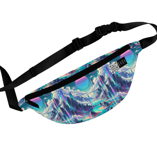 Digital Dreamscapes Digitally-Inspired Streetwear With a Dreamy, Surreal Twist Fanny Pack - 8404 Design-53
