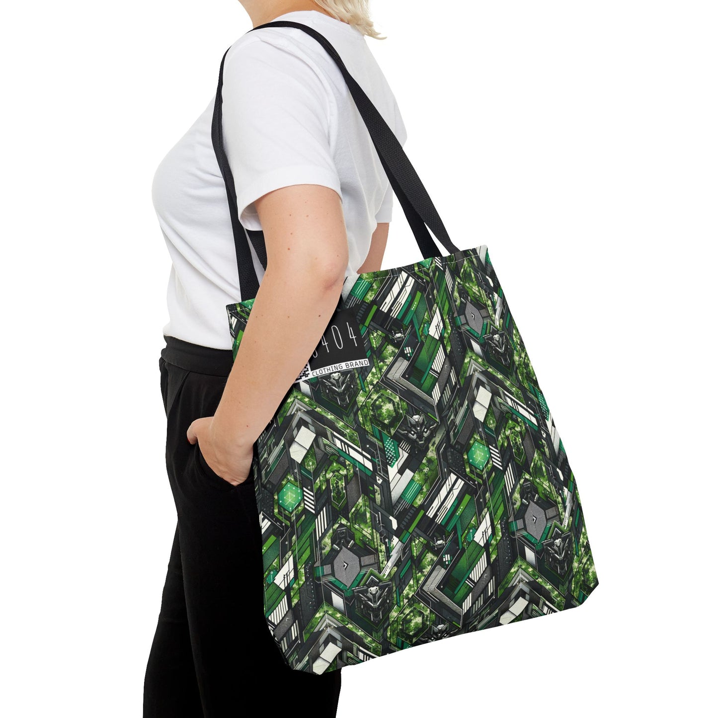 Tech Camo Fusion Tech-Forward Streetwear With a Futuristic Edge Tote Bag - 8404 Design-58
