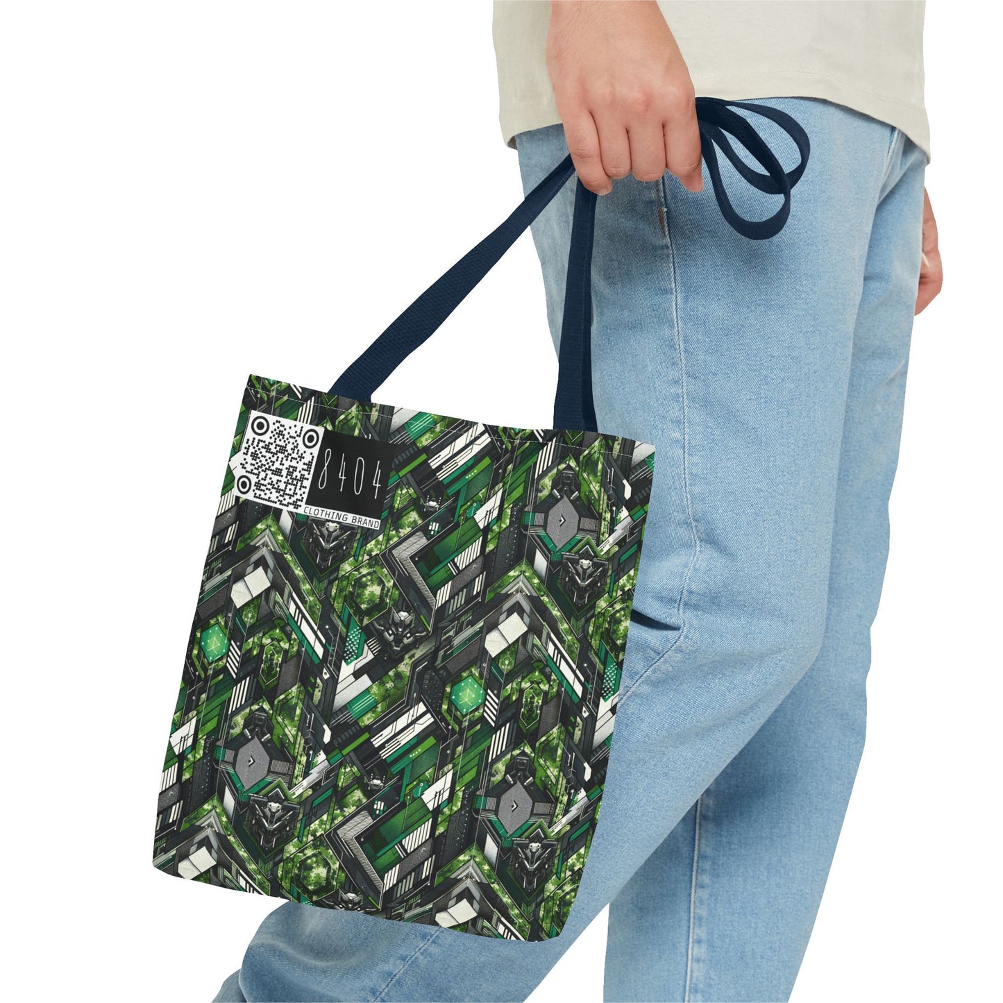 Tech Camo Fusion Tech-Forward Streetwear With a Futuristic Edge Tote Bag - 8404 Design-58