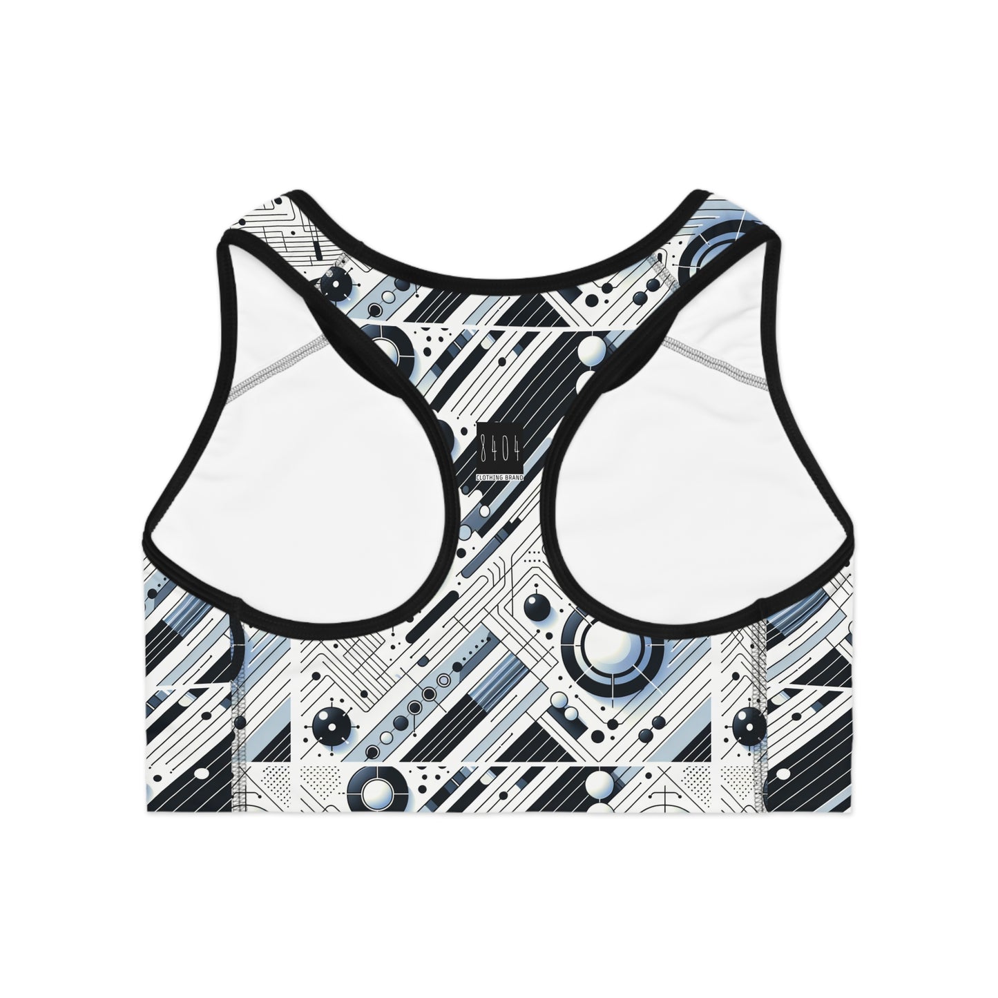 Tech Minimalism Minimalist Tech Sports Bra - 8404 Design-70
