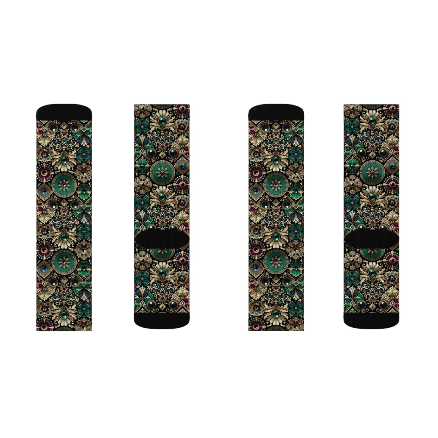 Neo-Dandyism Modern Dandy Streetwear Sublimation Socks - 8404 Design-54
