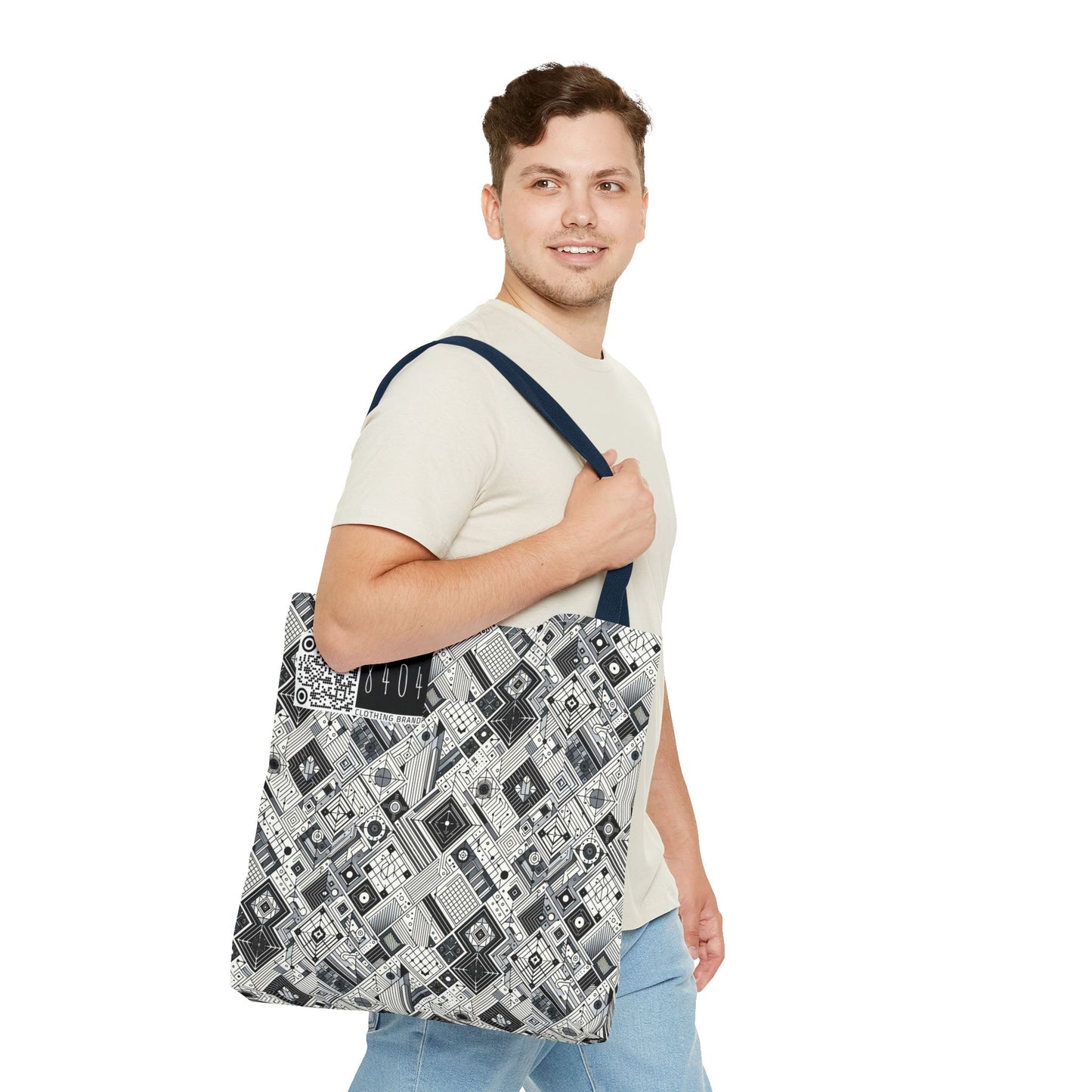 Digital Minimalism Minimalist Tech Tote Bag - 8404 Design-40