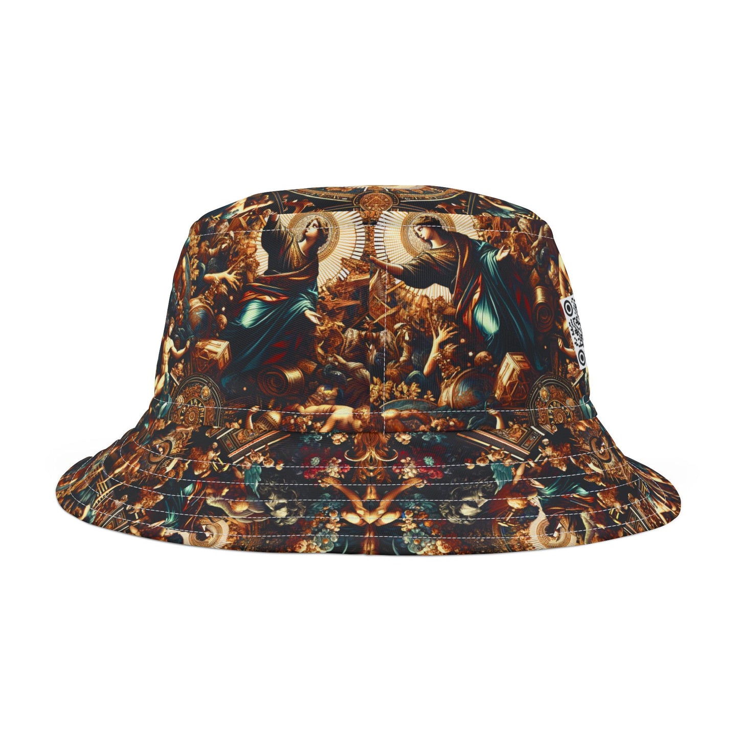 Digital Renaissance Luxurious Streetwear Inspired By Classical Art With a Modern Twist Bucket Hat - 8404 Design-64