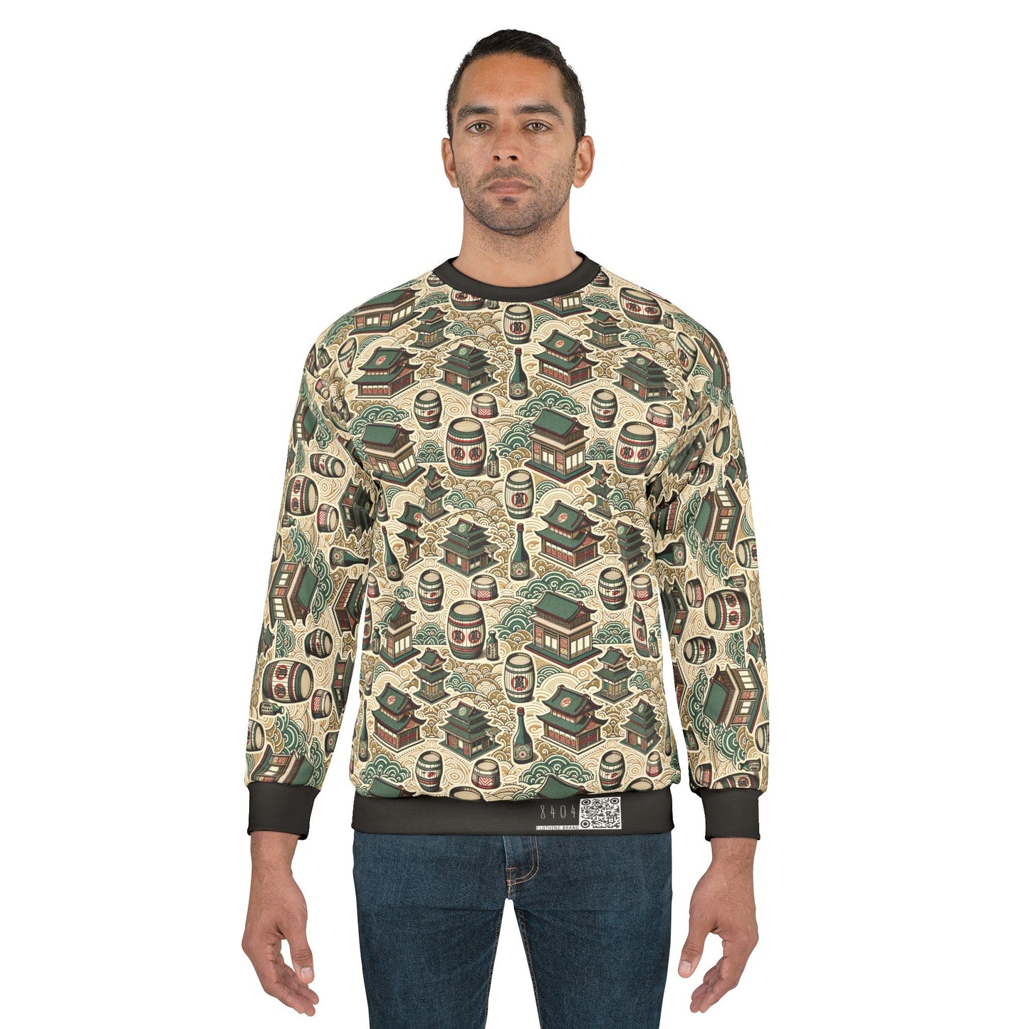 Cultural Artisanal Fusion Contemporary Cultural Elegance Sweatshirt - 8404 Design-68