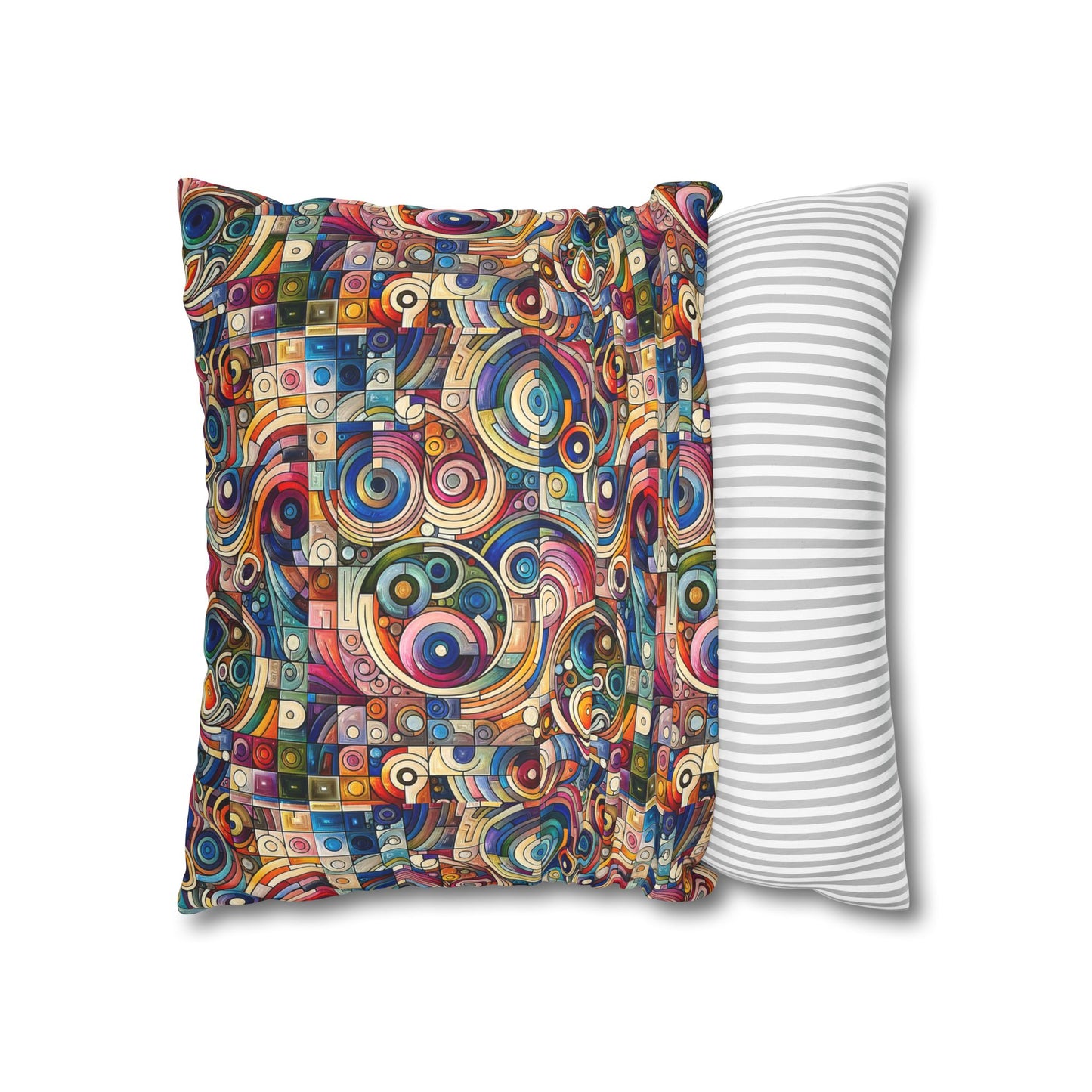 Digital Artistic Expression Artistic Streetwear Faux Suede Square Pillowcase - 8404 Design-49