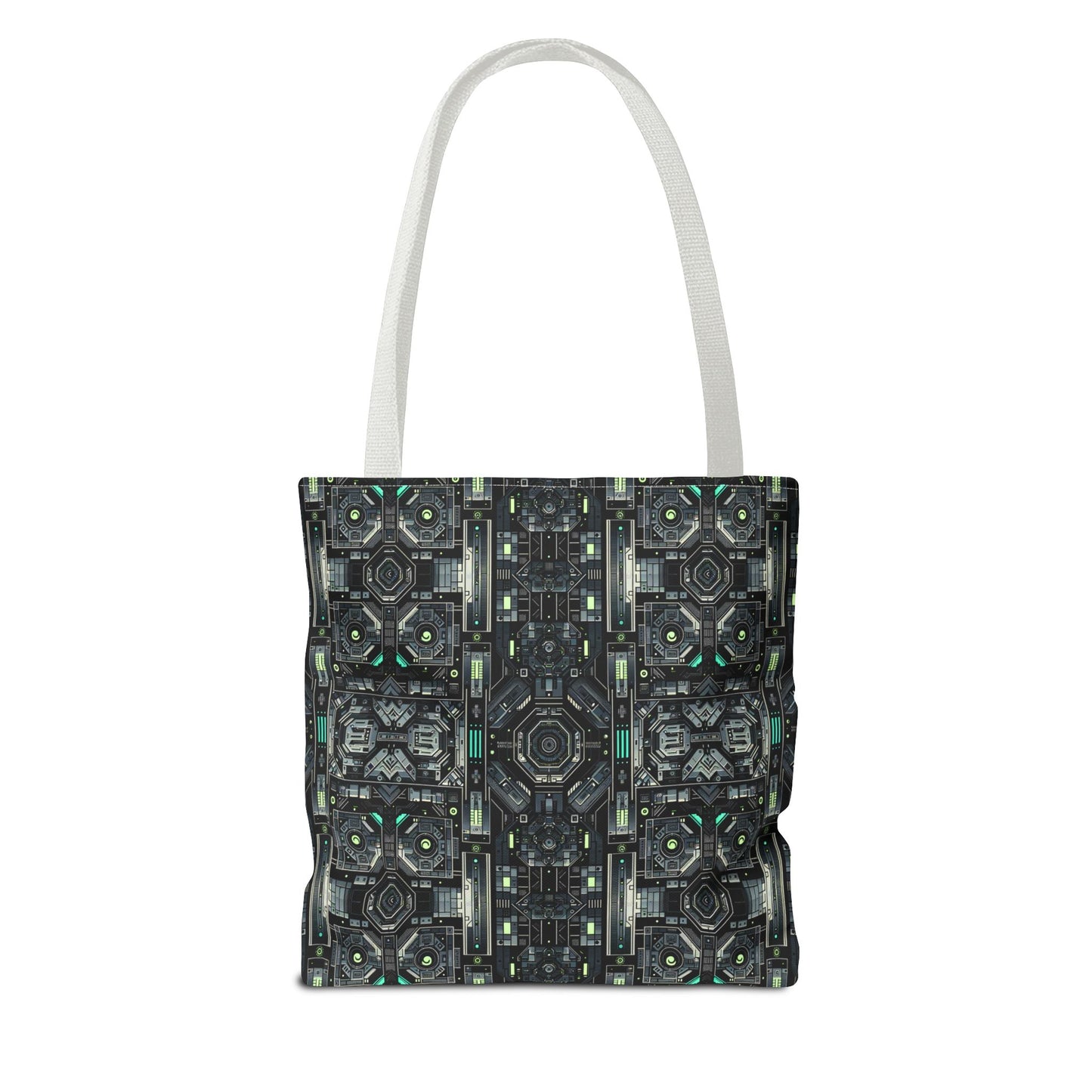 Tech Noir Tech-Forward Minimalism Tote Bag - 8404 Design-52