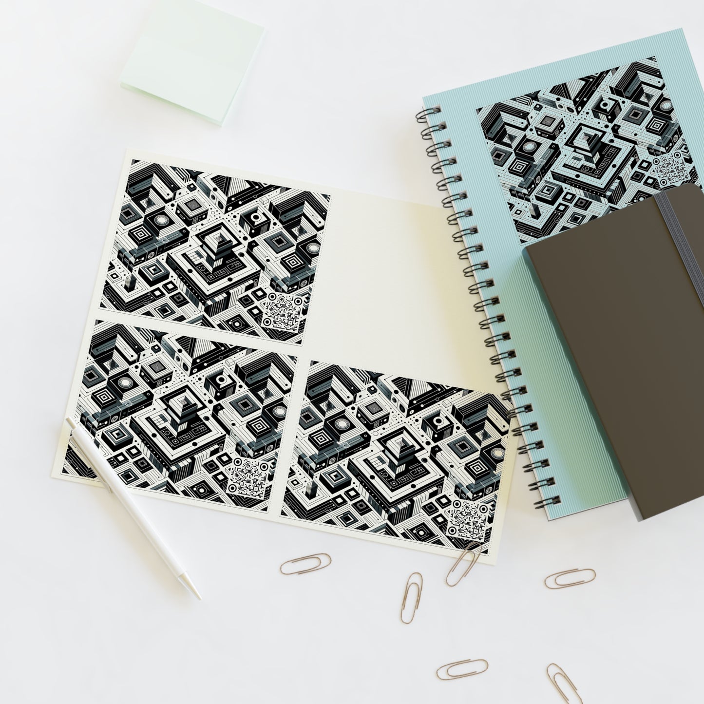Tech-Forward Athleisure Sleek Tech Aesthetic Sticker Sheets - 8404 Design-37