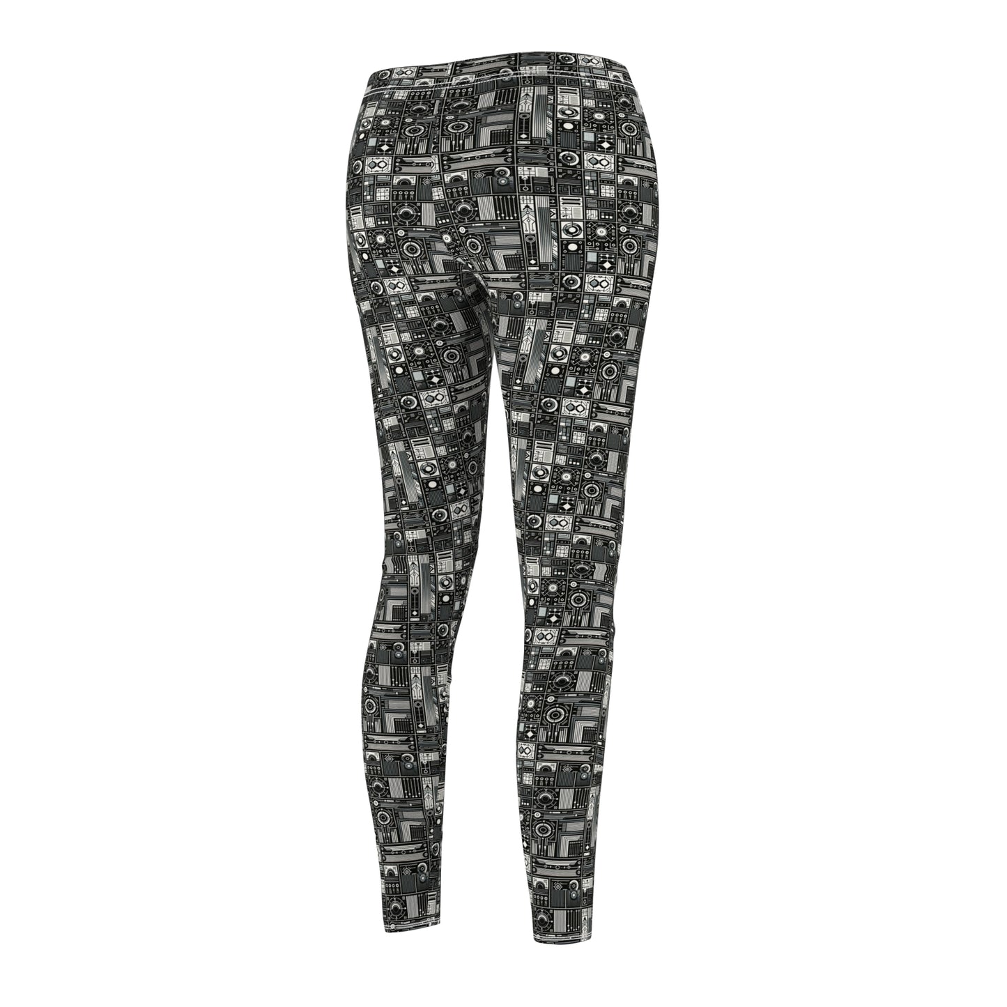 Digital Minimalism Minimalist Tech Women's Cut & Sew Casual Leggings - 8404 Design-62